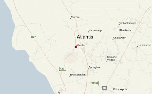 harta atlantidei Cape Town 
