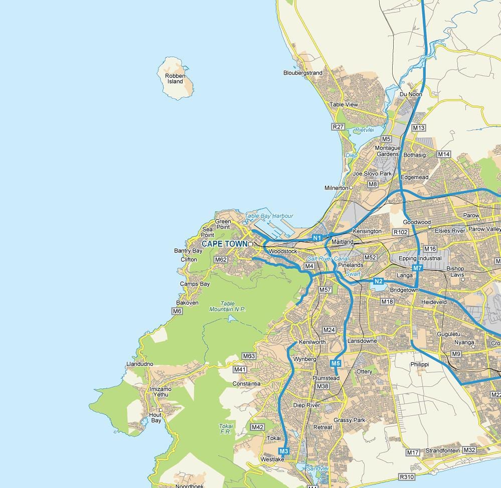 harta capetown