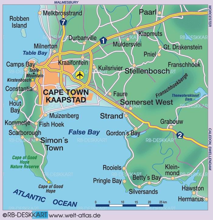 harta Cape Town