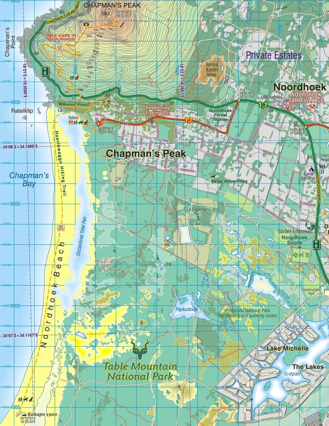 harta noordhoek Cape Town