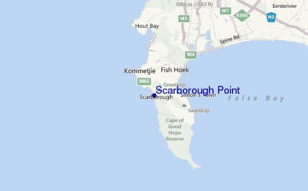 harta scarborough Cape Town