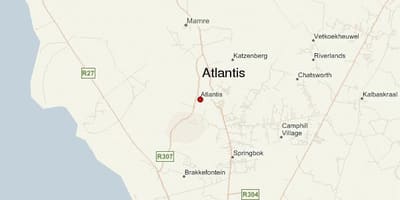 Harta atlantidei Cape Town 