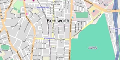 Harta kenilworth Cape Town