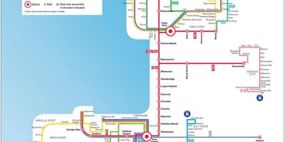 Cape Town myciti harta rutelor de autobuz