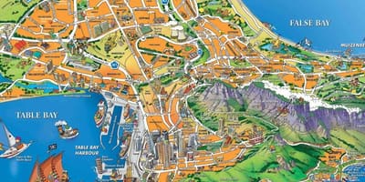 Harta Cape Town harbour