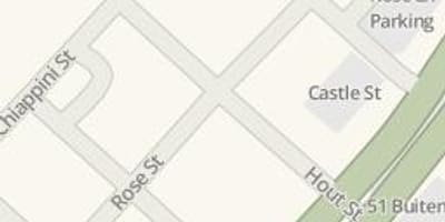 Harta rose street, Cape Town