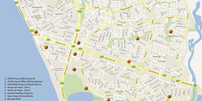 Harta tabel Cape Town